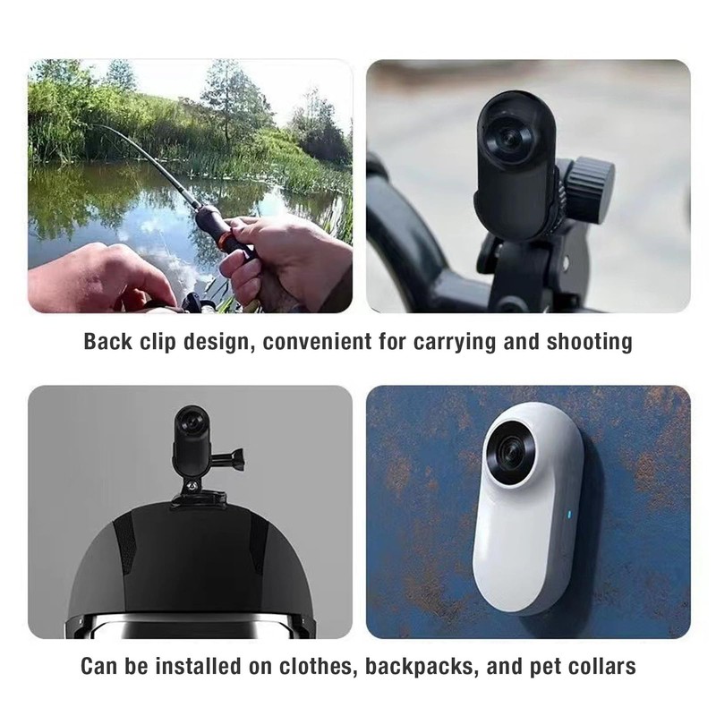 Cat Collar Camera, 1080P HD Dog Tracker Collar, Mini Action