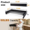 Legines Wall Mounted Clothes Drying Rack 32", Foldable Wall Mount