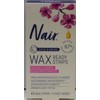 Nair Hair Remover Wax Ready-Strips 40 Count Face/Bikini (2 Pack)