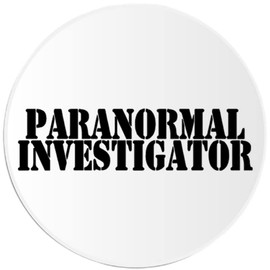 Paranormal Investigator - Circle Sticker Decal 3 Inch - Ghost Hunter
