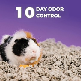 Premium Small Animal Bedding – 10L, Super Soft, 10-Day Odour Control, 2X Absorbent, Dust-Free, Eco-Friendly Bedding for Rabbits, Guinea Pigs, Hamsters & Other Small Pets (Tropical Fruits - 10L)