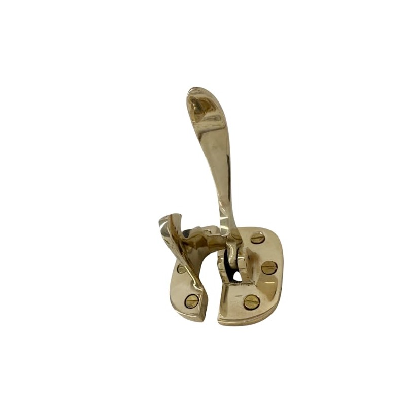 Left or Right Handed Ice Box Latch in Solid Brass