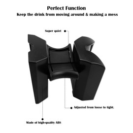 Cup Holder Divider Insert for Toyota Highlander 2008 2009 2010 2011 2012 2013, 55618-0E090 Center Console Cup Holder Insert Divider Upgrade