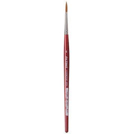 Da Vinci 5580 Series Water Colour Brush, 4, Red, Size 4