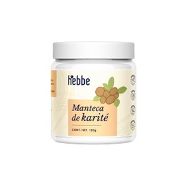 HEBBE - Manteca De Karité 120 G | Hidrata A Profundidad La Epidermis | Estimula La Producción De Colágeno | Ayuda A Reducir Las Líneas De Expresión