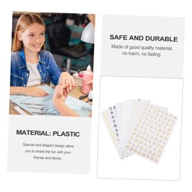 WOONEKY Semi Cured Gel Nail Letter Stickers 10 Sheets English Nail Art Decals for DIY Manicure Decor