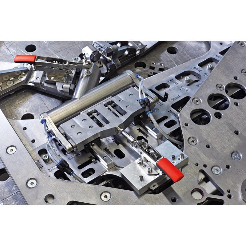 Bessey STC-IHH15 Horizontal Auto-Adjust Toggle Nickel Plated Clamp with In-Line