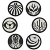 Pack of 6 Compatible with SCP Foundation Logo Embroidered Embroidery