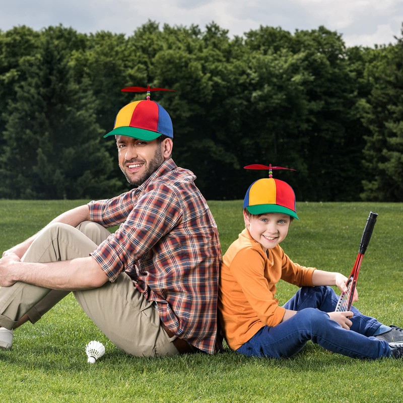 Propeller - Gorro desmontable con diseño de arco iris, gorro
