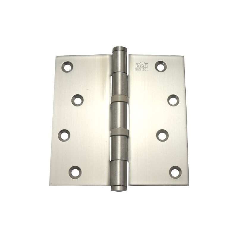 Best 110 Noiseless Hinge 2.5x102x102mm Hairline 0150-031