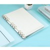 B5 Round Rind View Binder Transparent 9-Ring Loose Leaf Binder