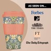 Ecoffee Cup Reusable Eco Friendly William Morris 400ml 814 037