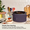 bella 6.0 Qt Programmable Slow Cooker, EverGood™ Ceramic Nonstick Coating,