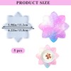 4 Pcs Lotus Resin Coaster Molds Lotus Tray Molds for