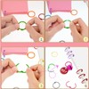 Pack of 100 Metal Binder Rings 30mm for Binder Key