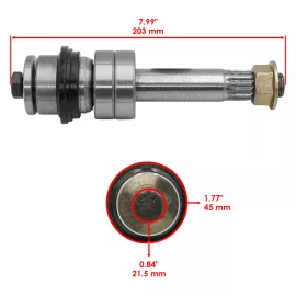 Caltric Spindle Shafts for Exmark Radius Vantage S X Series 116-3341 / 116-3344
