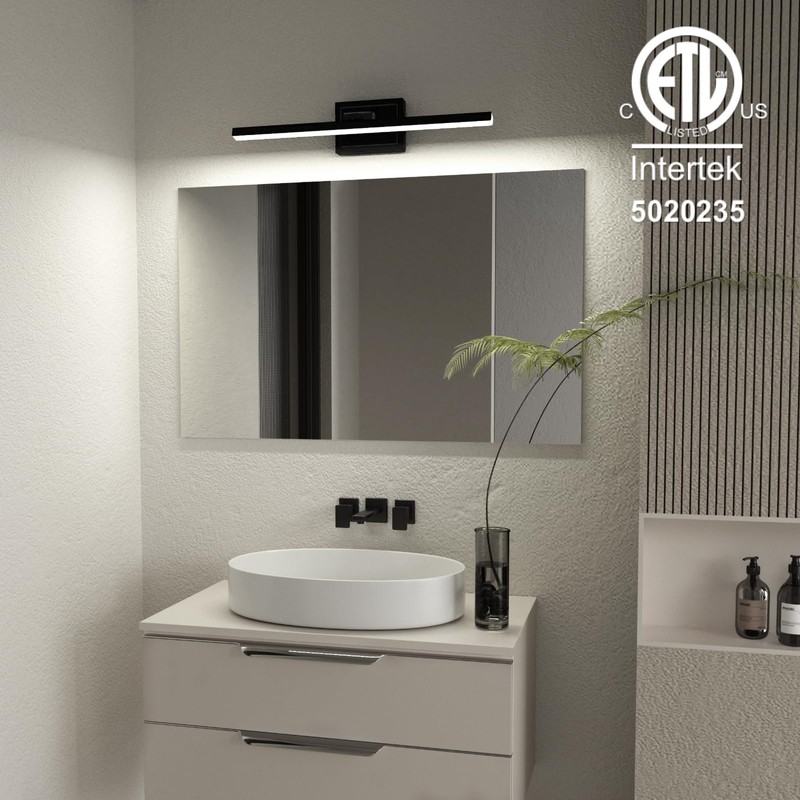 VOLISUN Modern Bathroom Vanity Light 24 inch, Rotatable, 14W Dimmable