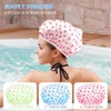 6 Piezas Gorro de Ducha Impermeable, SHUUDAUKO Gorro de Ducha