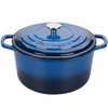 VORRINGARD Enameled Cast Iron Dutch Oven Pot with Lid, for