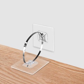 Adhesive Furniture Wall Anchors (10 Packs), Vinkqiado Anti Tip Furniture Safety Straps for Baby Proofing, Secure Bookcase Dresser Shelf Cabinet to Wall for Child