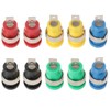 ECSiNG 10pcs 4mm Banana Plug 30V-60V 32A Panel Banana Test