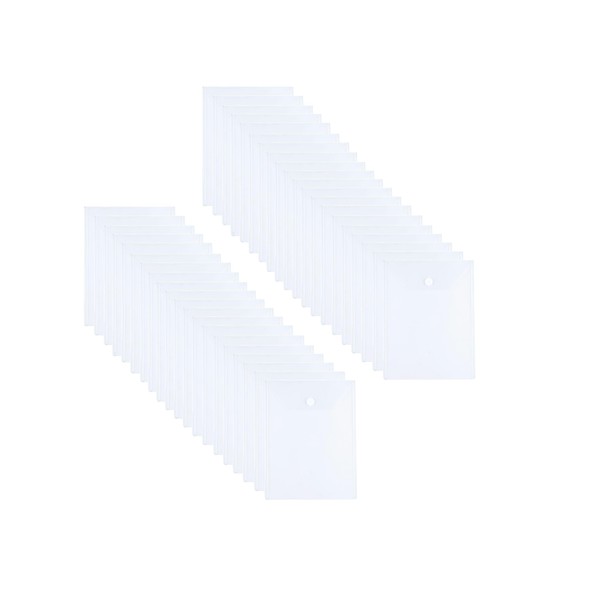 YESSART Vertical 10 x 13 Clear Large Plastic Envelopes Document