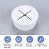 6pcs Cable Grommet Kit, White Rubber Grommets, Desk Grommet Cable