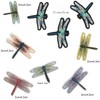 9 Pcs Embroidered Cartoon Dragonfly Patch Iron On Patches for