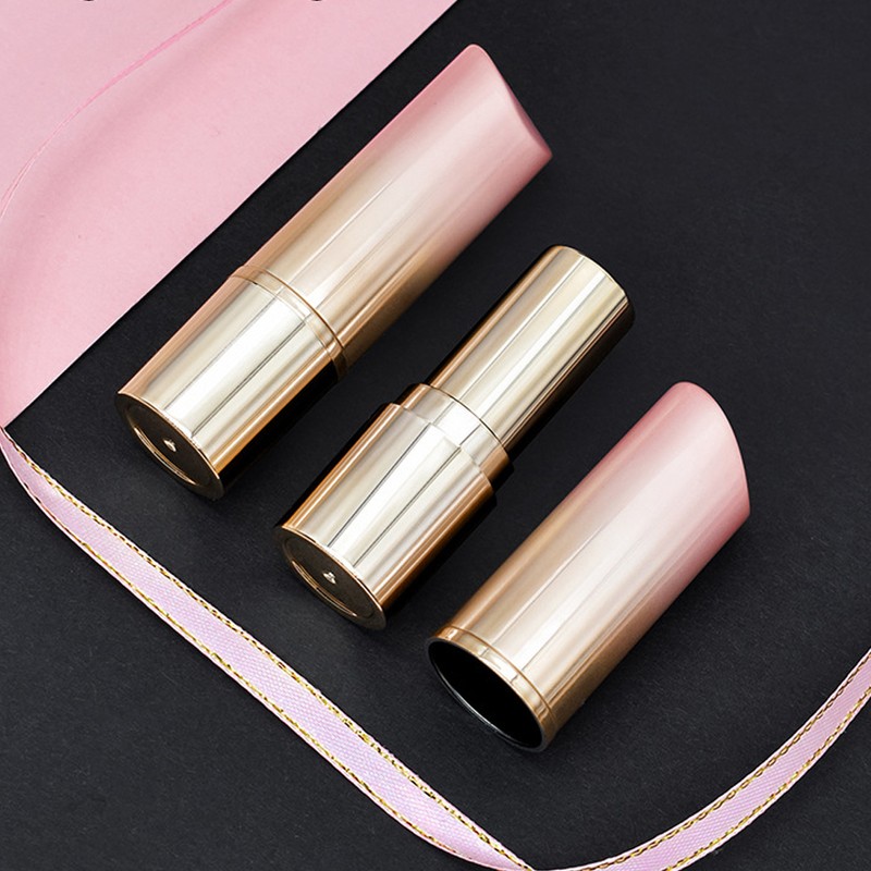 10pcs Round Empty Lipstick Tube Lip Balm Refillable Shell Container