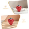 BIUDECO Strawberry Shape Mechanical Timer Countdown Timer Stainless Steel Home