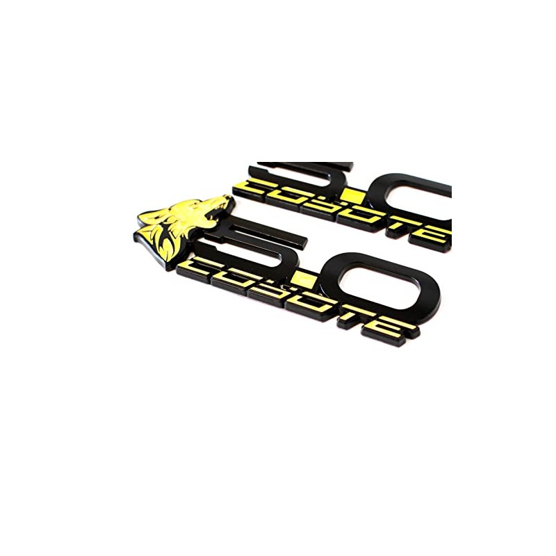 Coyote Badge Shop - V4 Coyote 5.0" Fender Badges (Pair)