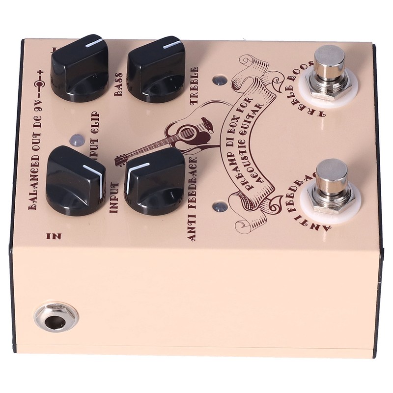 Guitar Preamp Effect Analog Stompbox Pedal Knob Control Audio Accessories