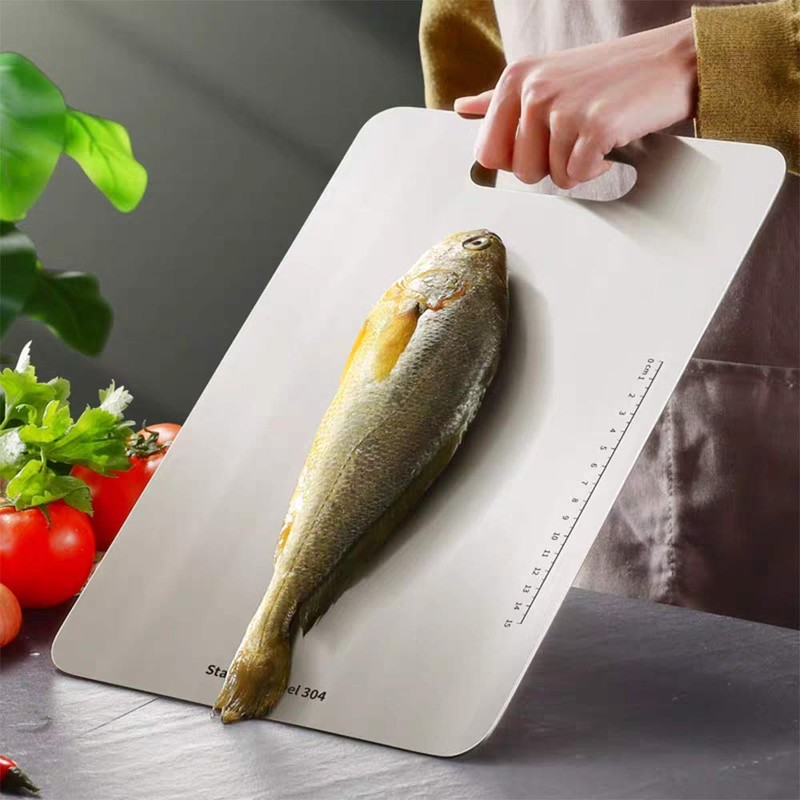 Chopping Board 11.4"L x 7.9" W Stainless Steel 304 Cutting