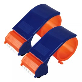 J.H. Company 2 Pz Despachador Cinta Canela Adhesiva Cortador Diurex 48mm