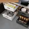1 Pack | 21" Deep Pull Out Cabinet Organizer Adhesive,