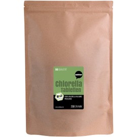 Wohltuer Organic Raw Chlorella Raw Food Quality (DE-ÖKO-006) 500 Tablets 400 mg Each