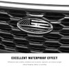 Sun Walker Front Grille American Flag Emblem, 9 Inch Aluminum