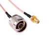Yuelulala 2pcs N Male Plug to SMA Female Jack 20cm