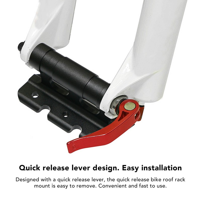 Bike Fork Mount with Quick Release Lever Aluminum Alloy Car