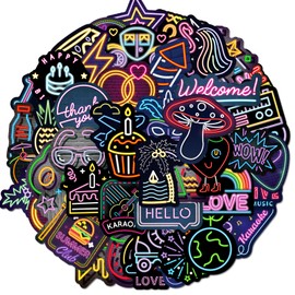 50Pcs Water Bottle Stickers, Cute Stickers for Hydroflasks Trendy Cute Vinyl Waterproof Stickers for Water Bottles, Skateboard Phone Laptop Stickers (BP-T1158)