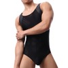WMIERFI Men's Breathable Mesh Tank Top One Piece Wrestling Singlet