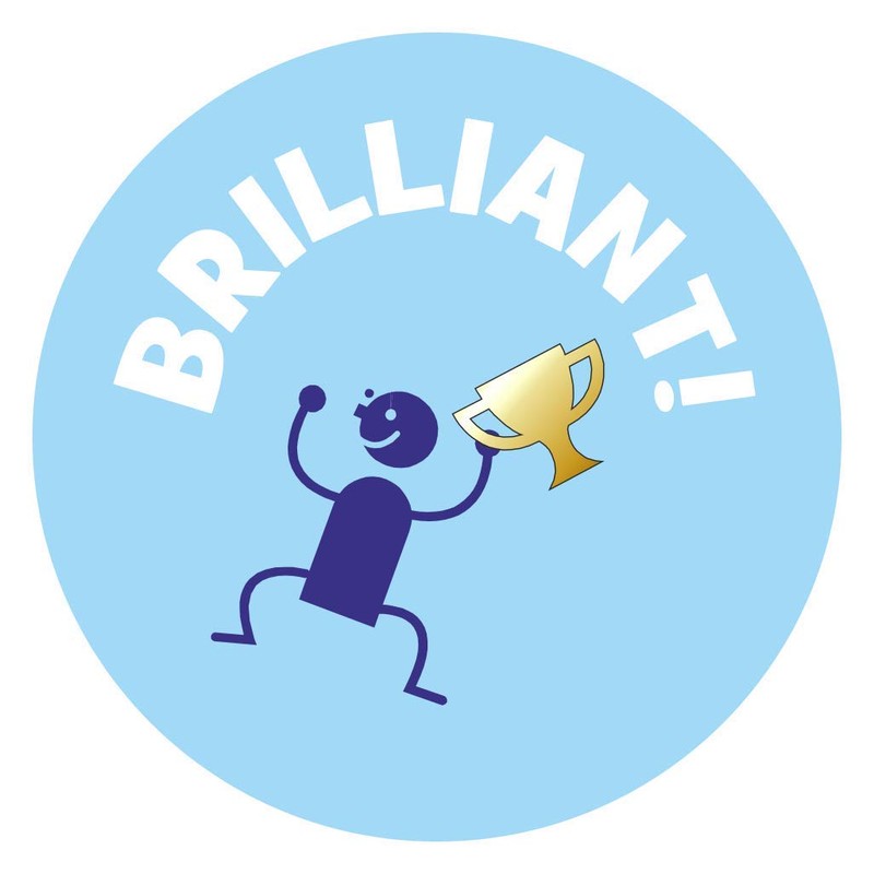 School Stickers Mini Well Done Sticker