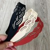 6 diademas de plástico para niñas y mujeres, para peinar,