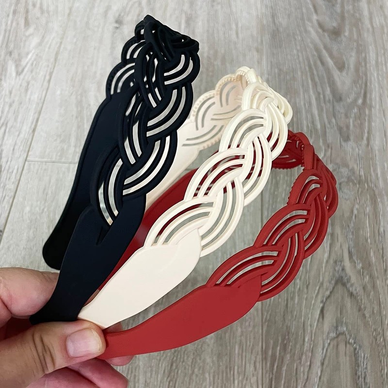 6 diademas de plástico para niñas y mujeres, para peinar,