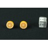 Miniblings Earrings Round Orange Fruit Fruit Oranges Plug Stud Earring