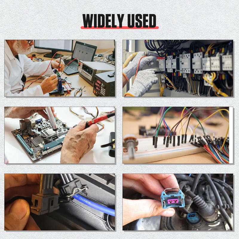 BELEY 104PCS Automotive Test Lead Kit Electrical Breakout Multimeter Test