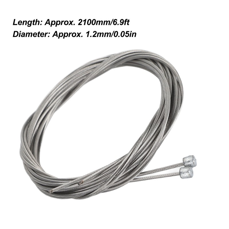 10Pcs Bike Shifter Cable Stainless Steel Rustproof Bicycle Gear Cable