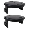 Vicue New Replacement for 2Pcs Black Weed Eater Spool Cap