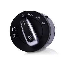 COZERI Light Switch Compatible 5ND941431B with for VW Golf V 03-08 Golf Plus 05-13 Passat B6 05-09, Jetta III 05-10 Tiguan Caddy Eos Scirocco Touran, Headlight Switch