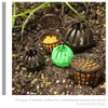 Besportble Caja Fertilización Plástico Negro Tapa Piezas Plantas Jardinería Pérdida